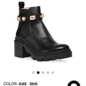 Steve Madden Amulet Black Boots